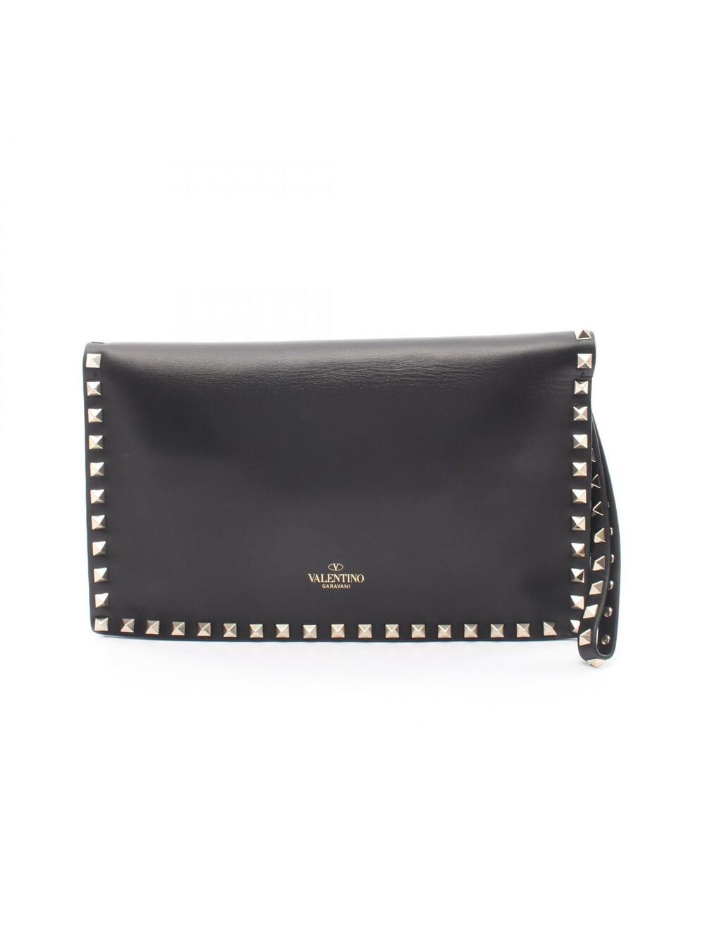 Valentino Rock Studs Business Clutch #280326V51B